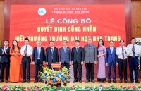 Lễ công bố Quyết định công nhận Hiệu trưởng Trường Đại học Nha Trang