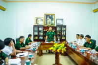 Hội đồng GDQP&AN tỉnh Khánh Hoà kiểm tra công tác giảng dạy tại Trung tâm GDQP&AN Trường Đại học Nha Trang