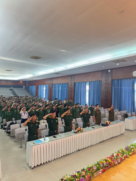 Khai mạc đợt học GDQP&AN năm học 2025 – 2026 cho sinh viên Trường Đại học Khánh Hòa