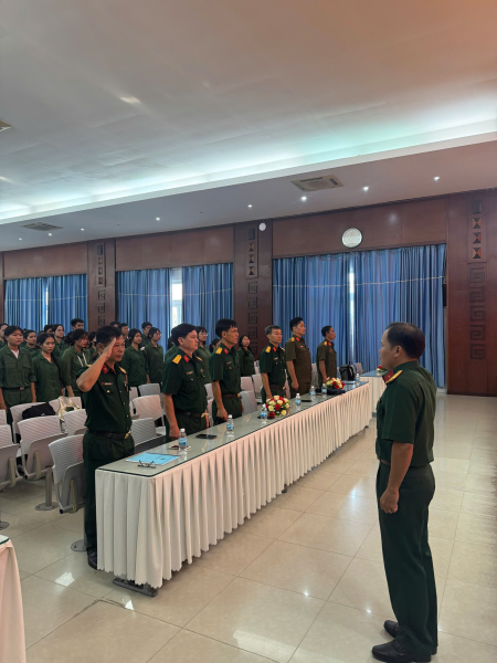 Khai mạc đợt học GDQP&AN năm học 2025 – 2026 cho sinh viên Trường Đại học Khánh Hòa
