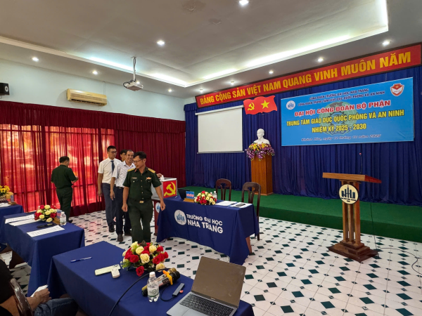 Đại hội Công đoàn bộ phận Trung tâm Giáo dục quốc phòng và an ninh nhiệm kỳ 2025 – 2030