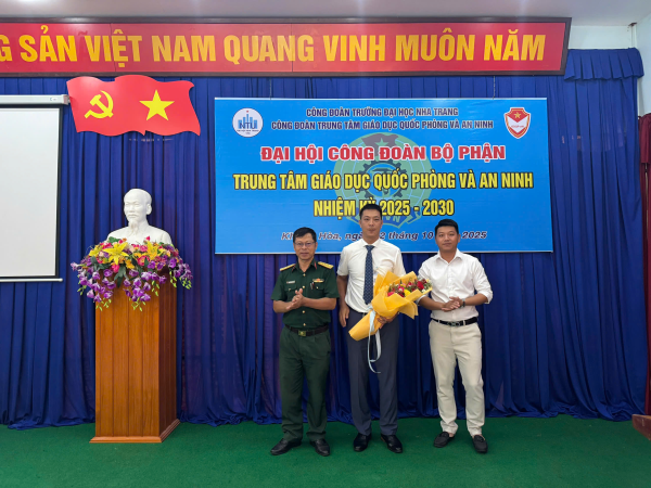 Đại hội Công đoàn bộ phận Trung tâm Giáo dục quốc phòng và an ninh nhiệm kỳ 2025 – 2030