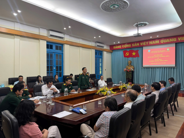 Trung tâm Giáo dục Quốc phòng và An ninh – Trường Đại học Nha Trang tổ chức Lễ công bố các Quyết định thành lập Phòng, Khoa và bổ nhiệm Trưởng Phòng, Khoa