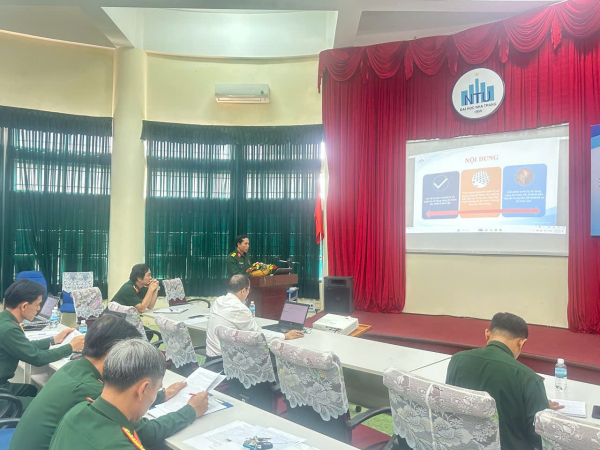 TRUNG TÂM GDQP&AN TRƯỜNG ĐẠI HỌC NHA TRANG TỔ CHỨC HỘI THẢO KHOA HỌC CẤP ĐƠN VỊ