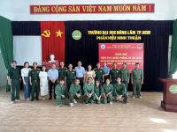 Khai mạc khóa học giáo dục quốc phòng và an ninh năm học 2025 – 2026 tại Phân hiệu Trường Đại học Nông Lâm Tp. Hồ Chí Minh Tại Ninh Thuận