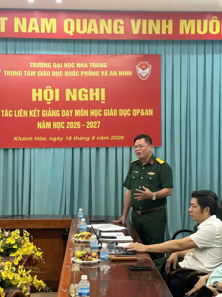 HỘI NGHỊ LIÊN KẾT GIÁO DỤC QUỐC PHÒNG VÀ AN NINH NĂM HỌC 2026 - 2027