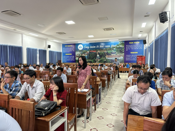 Hội thảo khoa học về “Bảo đảm thiết kế và vận hành CTĐT đáp ứng chuẩn đầu ra”