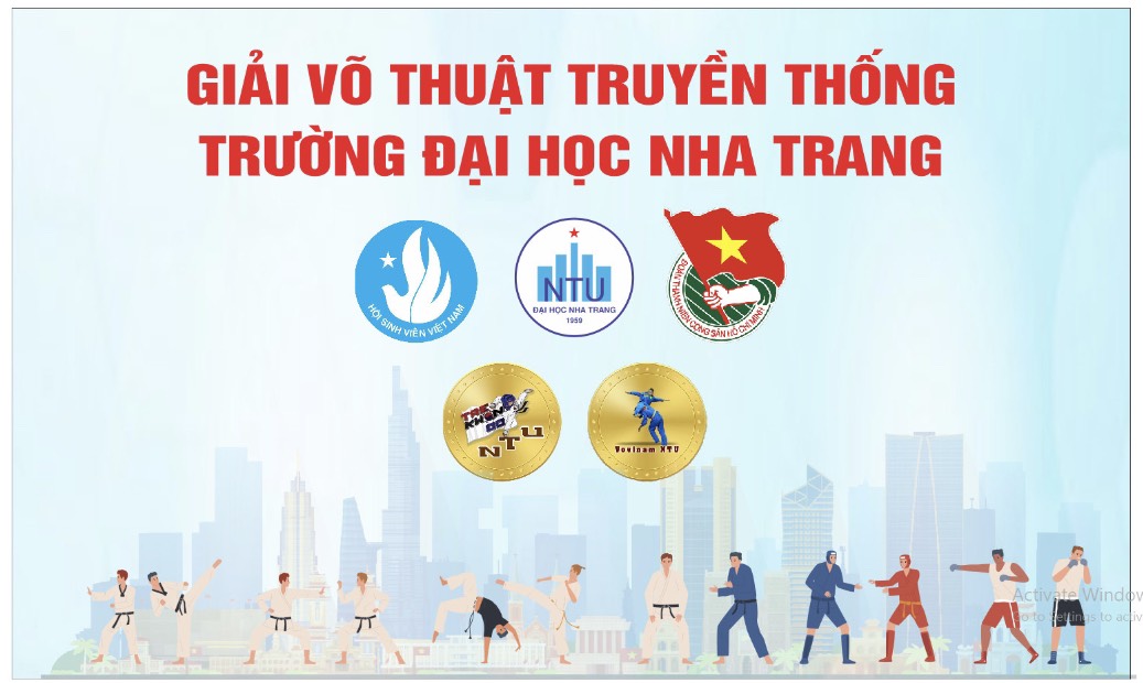 KHAI MẠC Giải Võ thuật truyền thống trường Đại học Nha Trang (Năm học 2023 - 2024)