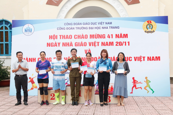 Thành tích ấn tượng của Trung tâm GDQP&AN tại Hội thao chào mừng 41 năm Ngày Nhà giáo Việt Nam 20/11