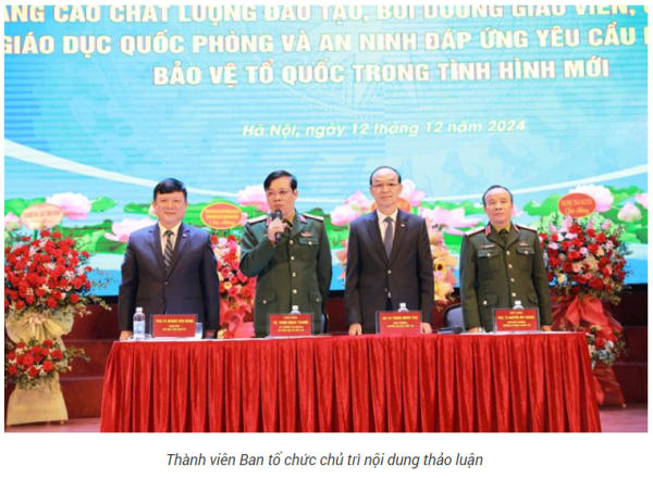 HỘI THẢO KHOA HỌC: NÂNG CAO CHẤT LƯỢNG ĐÀO TẠO, BỒI DƯỠNG GIÁO VIÊN, GIẢNG VIÊN GIÁO DỤC QUỐC PHÒNG VÀ AN NINH