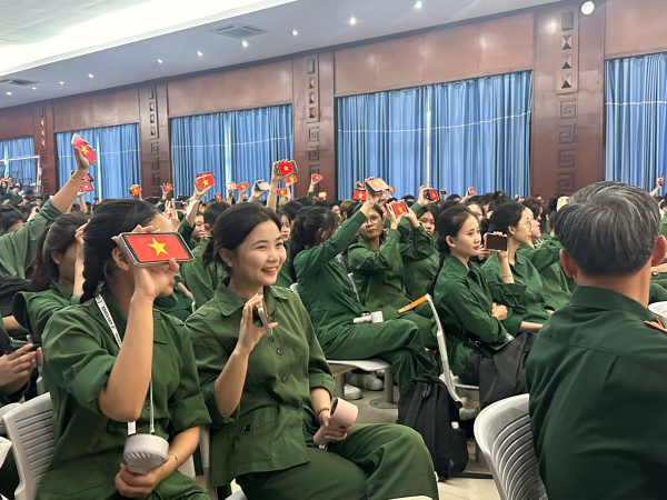 KHAI MẠC KHÓA HỌC GDQP&AN HỌC KỲ HÈ NĂM HỌC 2024-2025