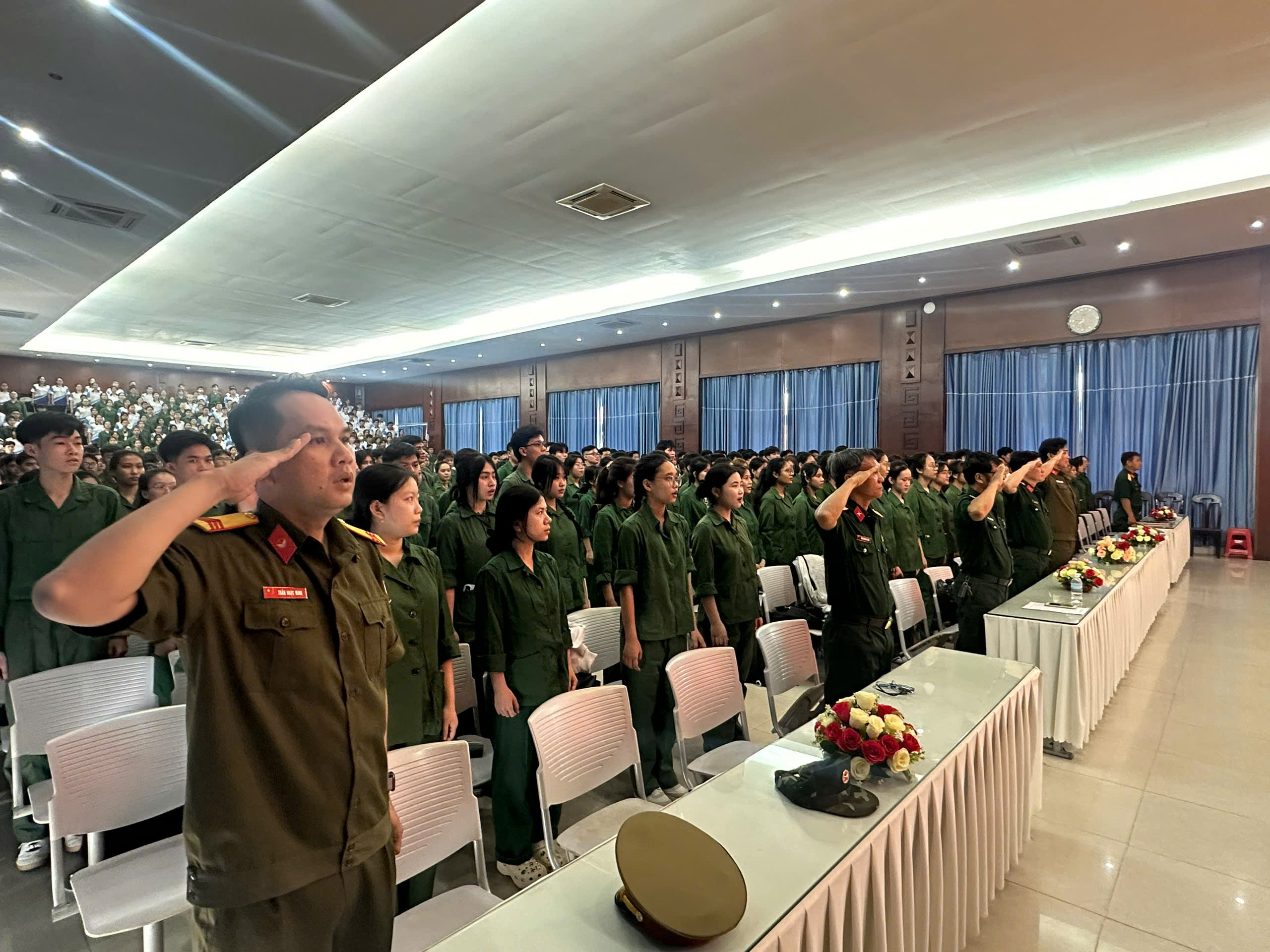 KHAI MẠC KHÓA HỌC GDQP&AN HỌC KỲ HÈ NĂM HỌC 2024-2025
