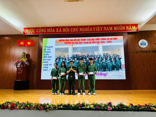 TRUNG TÂM GDQP&AN TRƯỜNG ĐẠI HỌC NHA TRANG: HOÀN THÀNH TỐT KỲ HỌC HÈ NĂM HỌC 2024-2025