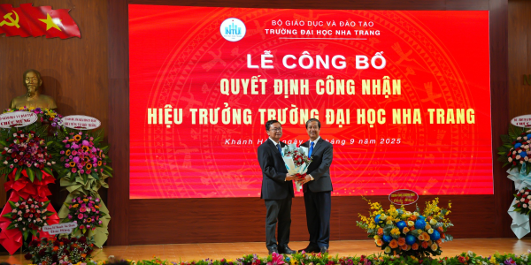 Lễ công bố Quyết định công nhận Hiệu trưởng Trường Đại học Nha Trang