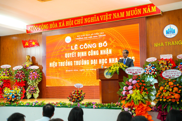 Lễ công bố Quyết định công nhận Hiệu trưởng Trường Đại học Nha Trang